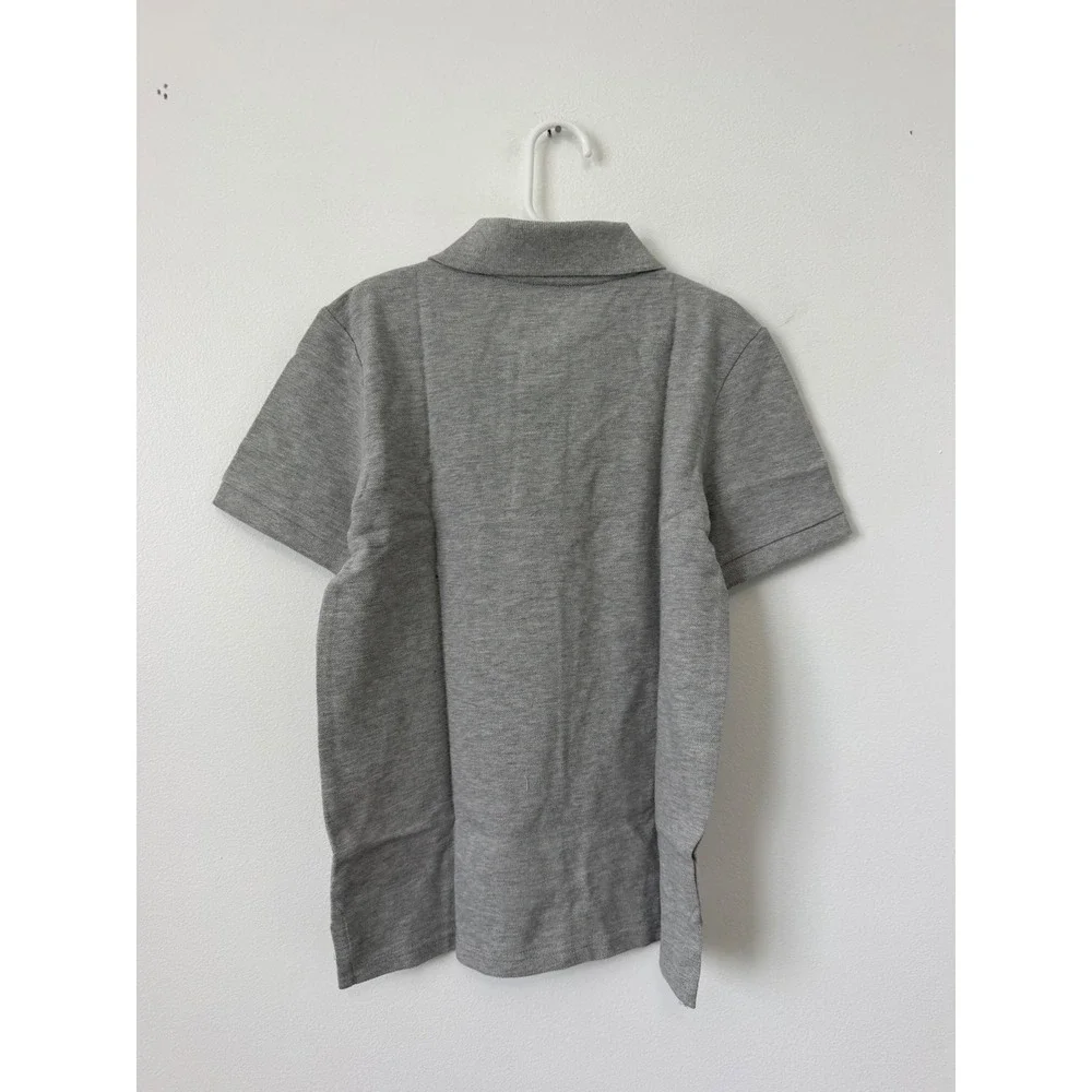 The Children's Place Boys Uniform Soft Pique Polo Gray Size Medium (7/8) – NWT